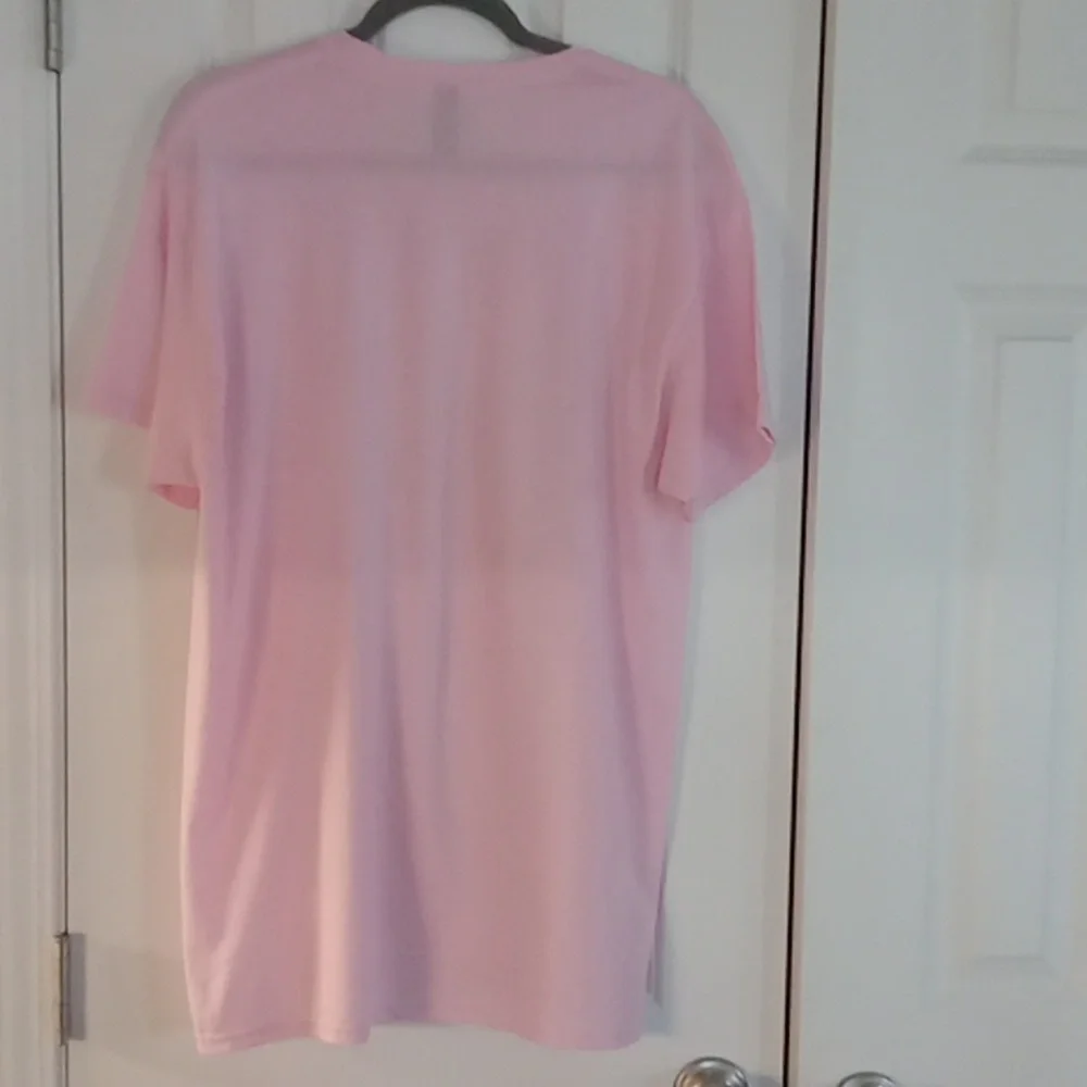 Gildan Light Pink Cotton T-Shirt - Picture 4 of 4